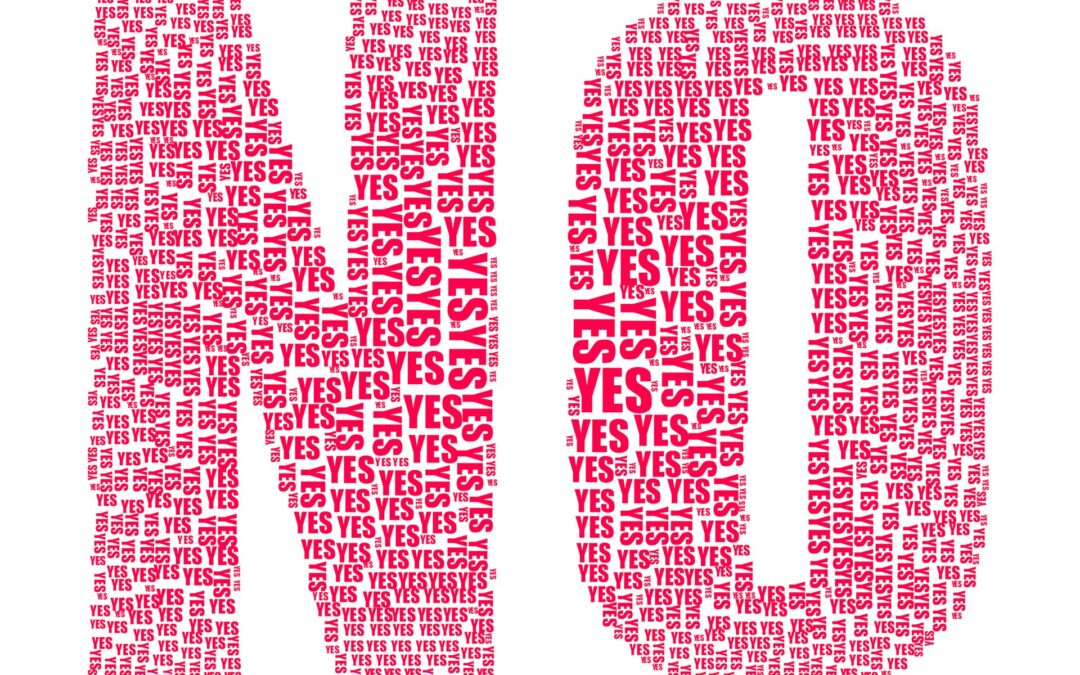 The art of saying no: Prioritizing your well-being.